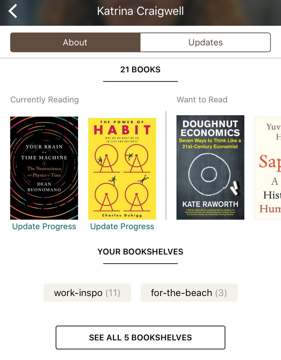 Was just put onto <a href="/goodreads/">Goodreads</a> as a way to track and share my reading list. Will keep sharing my latest reads, and would love your recommendations.
📖👩🏽‍💼🎉 goodreads.com/user/show/7774…