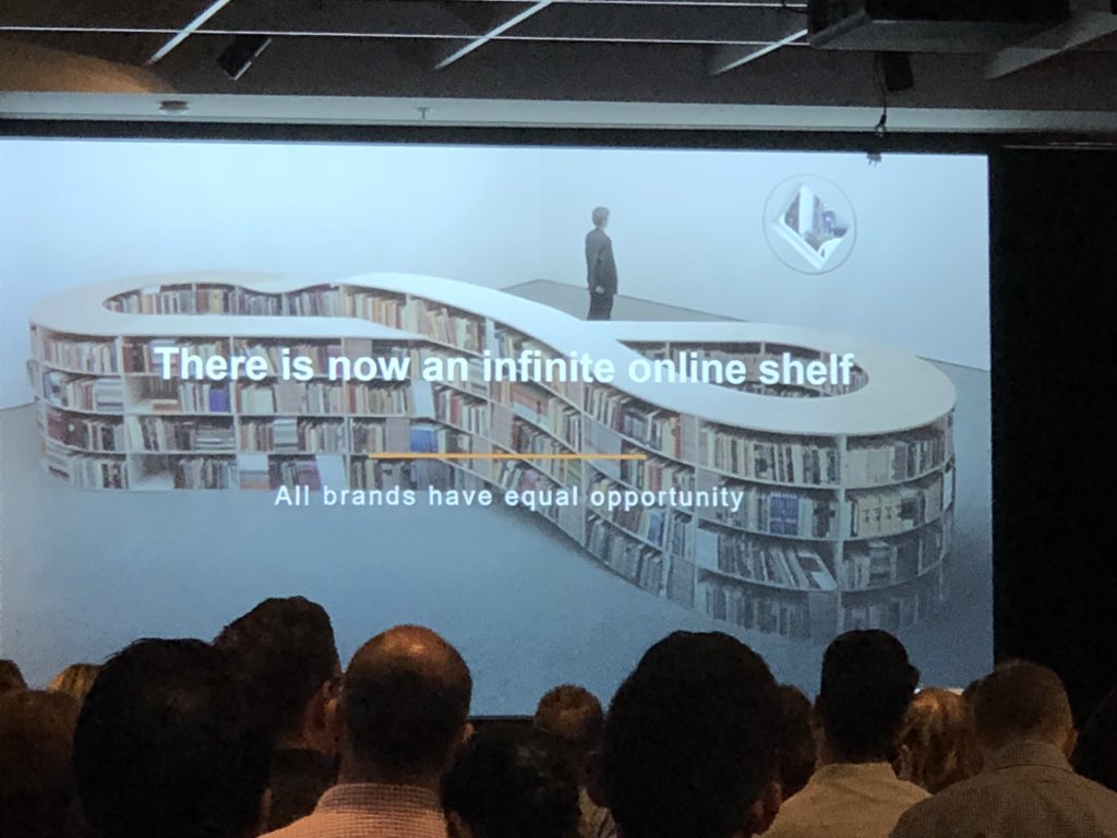 mo_far's tweet image. #RMTT18 internet has created an infinite online shelf space, #ecommerce #amazon