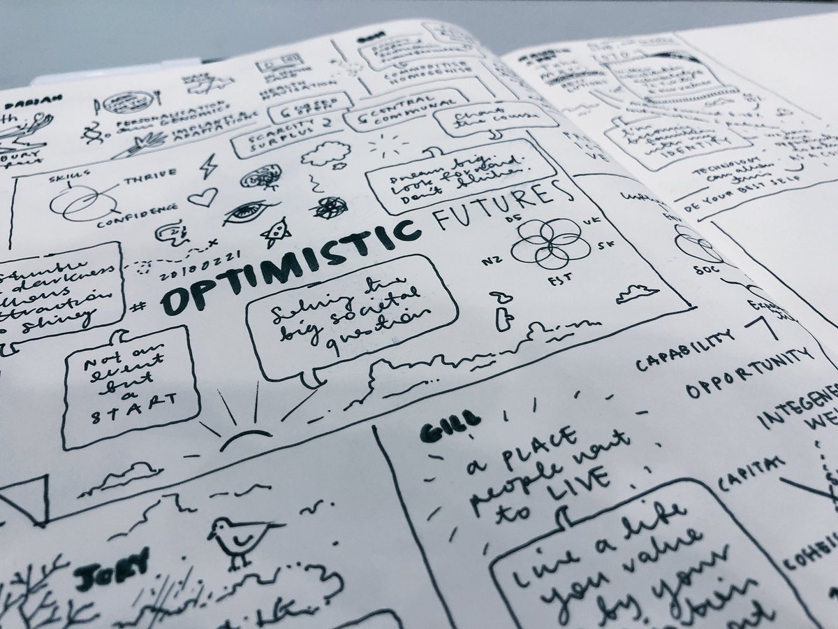 Thoroughly enjoying #optimisticfutures. Dream big people!
