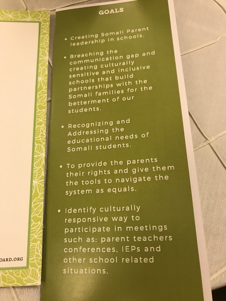 uwroychan's tweet photo. For 3.5 yrs, Somali parents organized, listened, &amp; built relationships w/ hundreds of parents across 7 WA districts—creating the Somali Parents Education Board. Today, SPEB unveils its goals. #spebunveils https://t.co/6nn1xCqOM2