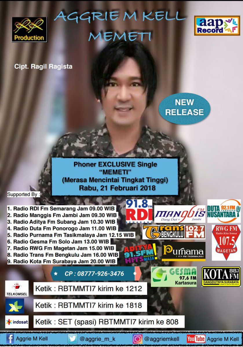 adityafmsubang's tweet photo. Hallo Dangduters , Yuksss Simak Phoner Exclusive Bareng @aggrie_m_k yang punya single baru ' MEMETI ' pkl 10.30 WIB w/ kiki mahendra  #DIGODA #HAIPING #adityafmsubang https://t.co/rcBLSHvUD9