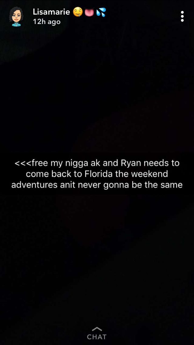 RyanElijahh's tweet photo. I’d be lying if I said I miss it. But I definitely miss my family in Florida. #FreeAK https://t.co/6En2LV3EIt