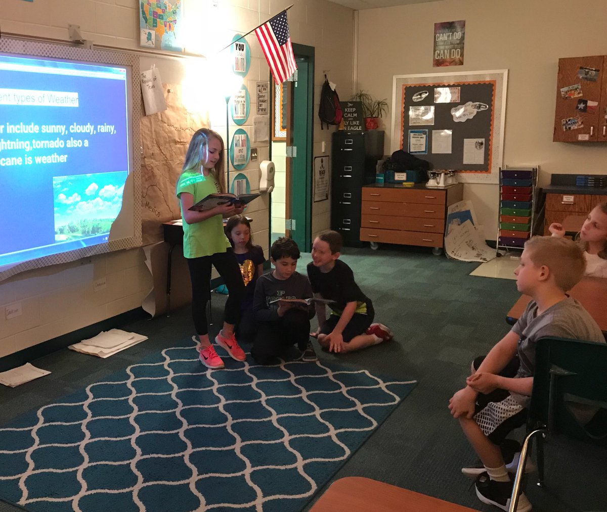 4thgrdDonksters's tweet photo. Students teaching Students about Weather using the Jigsaw Learning Technique! 🙌🏻 #studentleadinstruction @4thgrdDonksters @FierceFolsom @ProsperISD https://t.co/WxXooFczpA