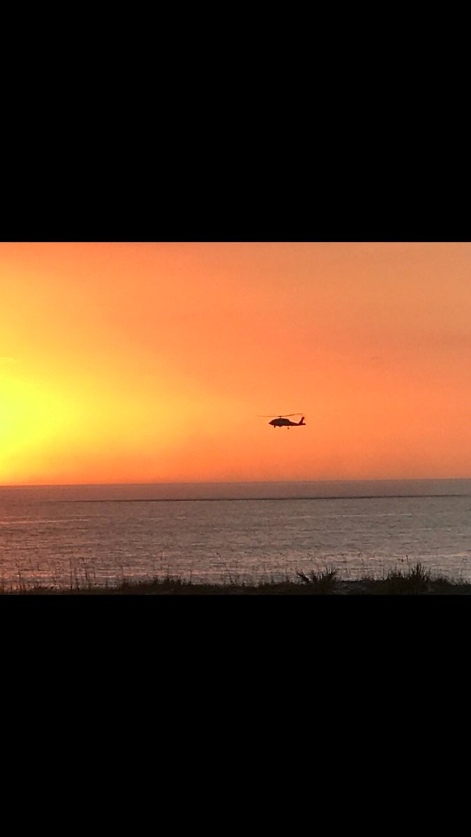HulkHogan's tweet image. Sitting on my balcony at N Beach watching the Coast Guard watching the sunset brother HH