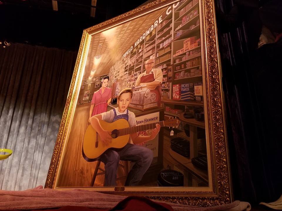 “That Magic Moment” by Ronnie McDowell..captures Gladys purchasing Elvis Presley’s 1st guitar at the Tupelo Hardware Store.