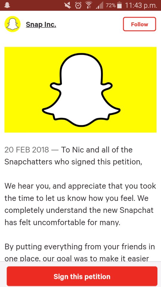 BasicShitTalker's tweet image. So @Snapchat is just gonna add more shite to fix their current shite. Good luck to us aw, surely they cant make it worse. #snapchatupdate #snapchat #anotherupdate