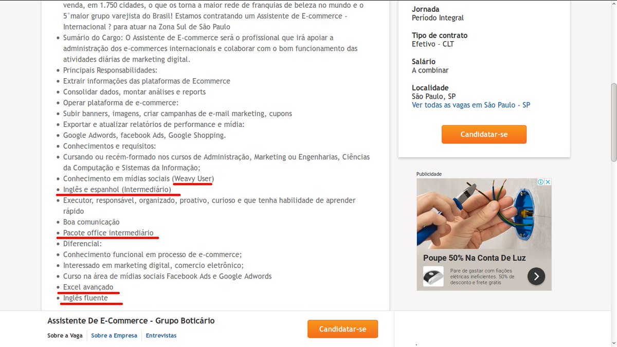 popthatnut's tweet photo. Situação tá tão complicada que acho ninguém revisa antes de postar vaga de emprego. Não é possível uma coisas dessas.  Não consigo nem formar um pensamento coerente de raiva de uma coisa dessas https://t.co/I5cpXrN0xp