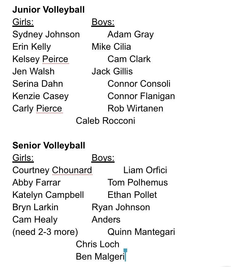EHSsenate's tweet photo. 2018 VOLEYBALL TEAMS!! Boys tomorrow and girls thursday!!! https://t.co/juPjIN9sip