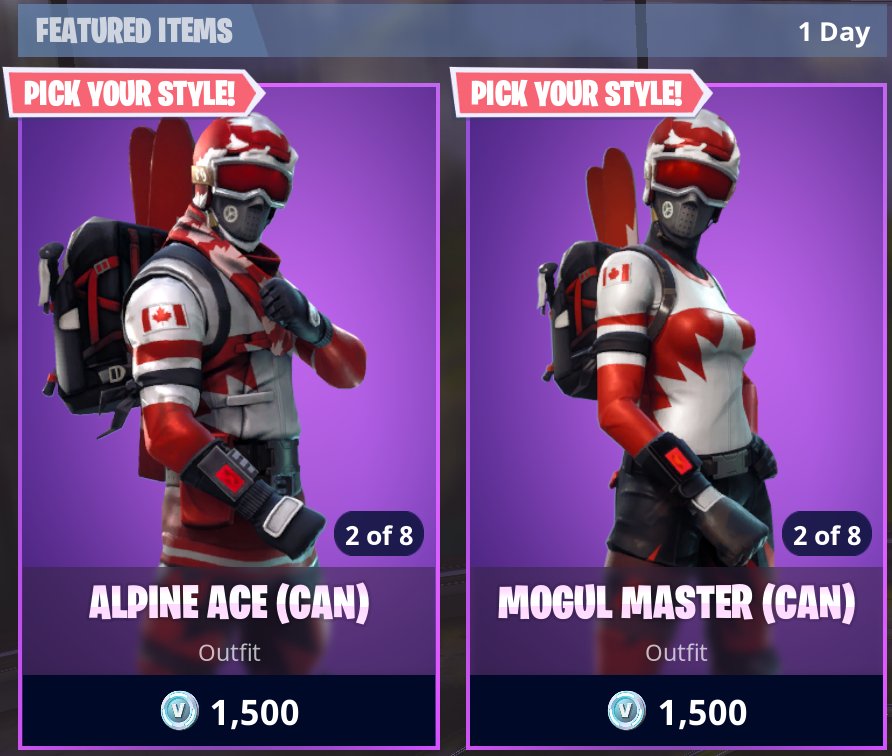 fortnite battle royale item shop featured item shop 2 20 18 happy - fortnite canada mogul master