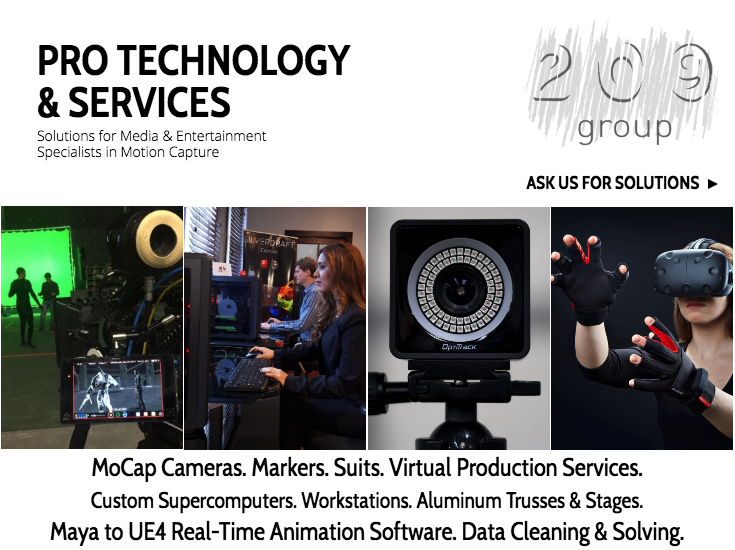 209Group's tweet photo. #209group identifies the solutions needed to support your next project in media &amp; entertainment. We utilize our stellar partners to build you quotes for #MoCap #Tech / Software, #VirtualProduction Services, #Supercomputers &amp; more!
✴️Connect with us: https://t.co/xkzpUJBwHJ ✴️ https://t.co/cNGrm9gaJk
