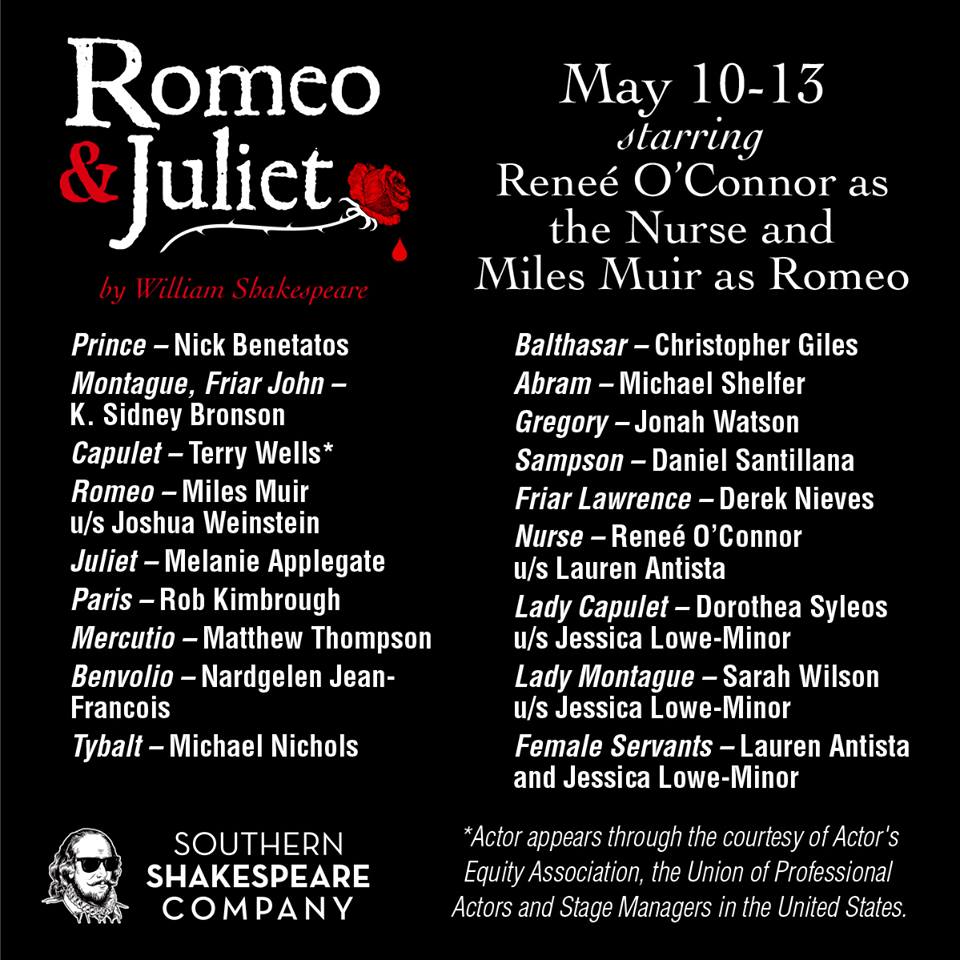 ausxip's tweet photo. Romeo and Juliet by the Southern Shakespeare Company starring Renee O'Connor (Nurse) and her son Miles Muir (Romeo) https://t.co/V8UXDca8KP #ReneeOConnor #MilesMuir #RomeoAndJuliet https://t.co/LDMKPJpqmo