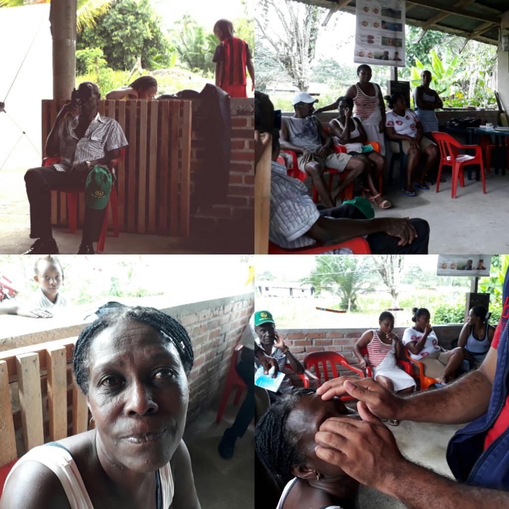 Nuestra jornadas en veredas de tumaco en programa de promoción y prevención VISUAL a personas vulnerables