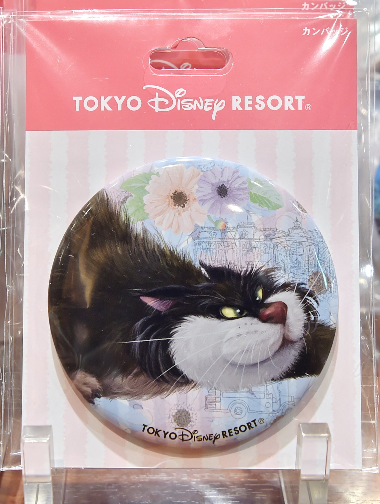 Mezzomikiのディズニーブログ 東京ディズニーランド 猫キャラクターグッズ マリーたちの缶バッジ5種類が本日新発売 シンデレラのルシファーとわんわん物語のサイとアムも 価格各310円です T Co Kwpf5dvdsn T Co Tq0qghvwt2 Twitter