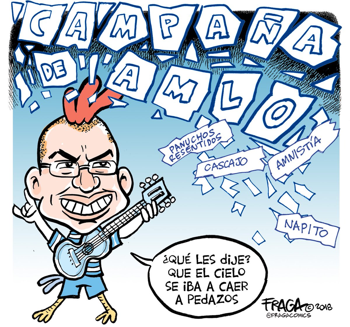FragaComics's tweet photo. "DENUNCIAN A ANAYA" por ser agorero del desastre. https://t.co/7PRF9cXM59