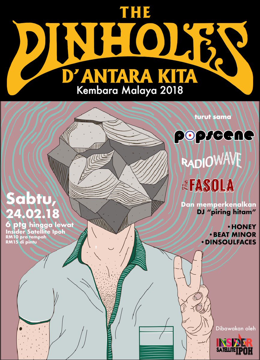 Jenn_Thompson's tweet photo. #PERAK SATURDAY February24 @thepinholes D'ANTARA KITA Kembara Malaya 6pm @insider_satell #IPOH
also ft. #Popscene @RadiowaveMy @TheFasola
Introducing DJs: #Honey #BeatMinor #Dinsoulfaces https://t.co/yZCAHiIdsU