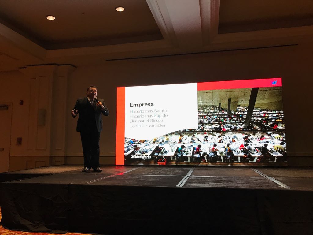 IdeaWorksLA's tweet photo. "Se trata de hacer arte con lo que sabemos hacer" -Rodolfo Salazar, Fundador y CEO de #IdeaWorksInternational @rokensa https://t.co/5k4abrBU2g