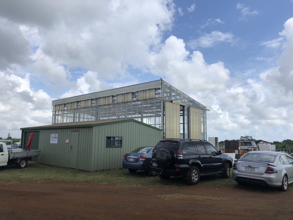 ChadRenando's tweet photo. Incredible makerspace in @bundabergrc, strong disability focus, work retracing, coding programs, @CLSQueensland &amp; @TADQ disability leadership, what may be the largest green shed in Southern Hemisphere with planned just in time micro herbs production. Amazing! https://t.co/trADA9k3jM