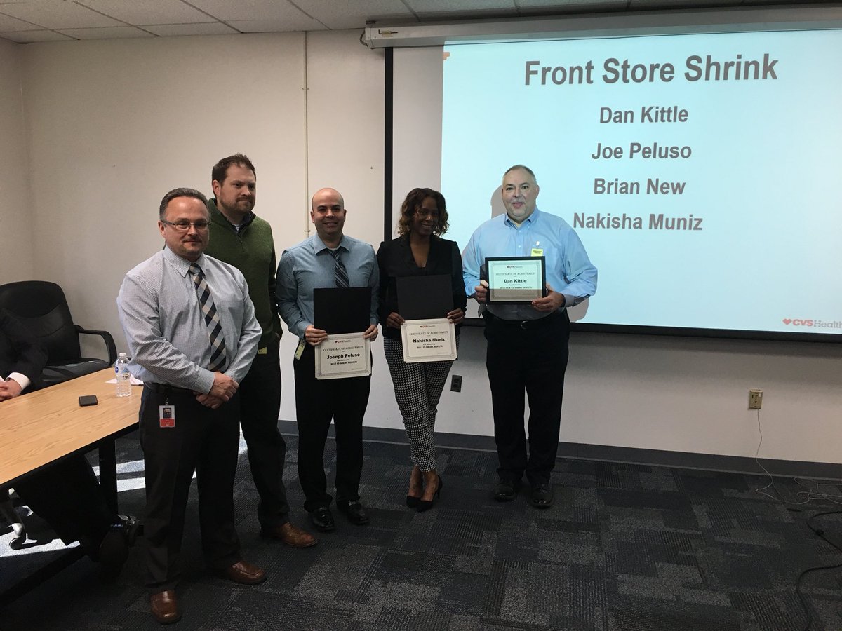 Recognizing our DAPLs who achieved front store shrink in 2017!! #division2APteam