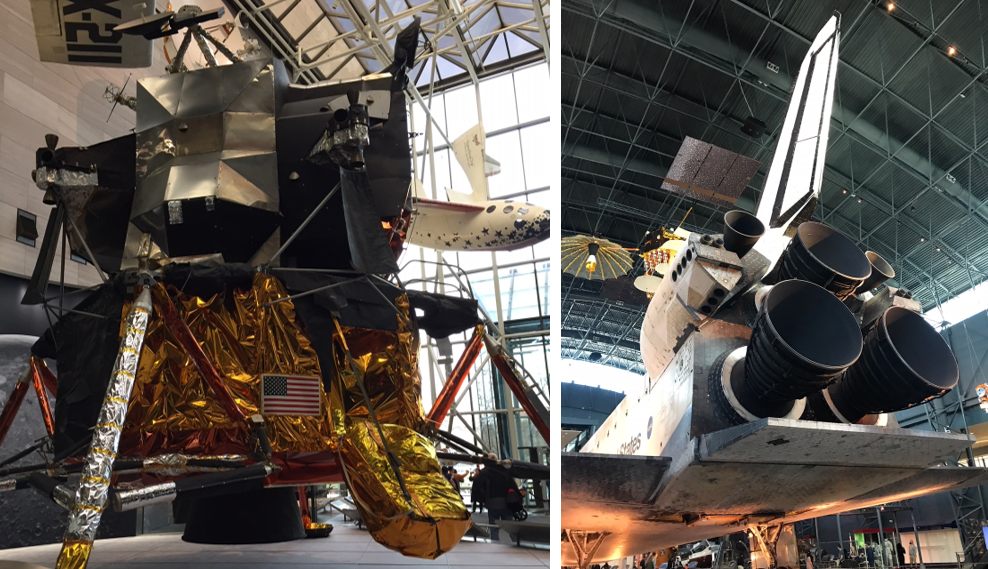 stanshull's tweet image. I always try to make time for a pilgrimage to @airandspace museum when in #WashingtonDC. #LunarModule #SpaceShuttleDiscovery #airandspacemuseum