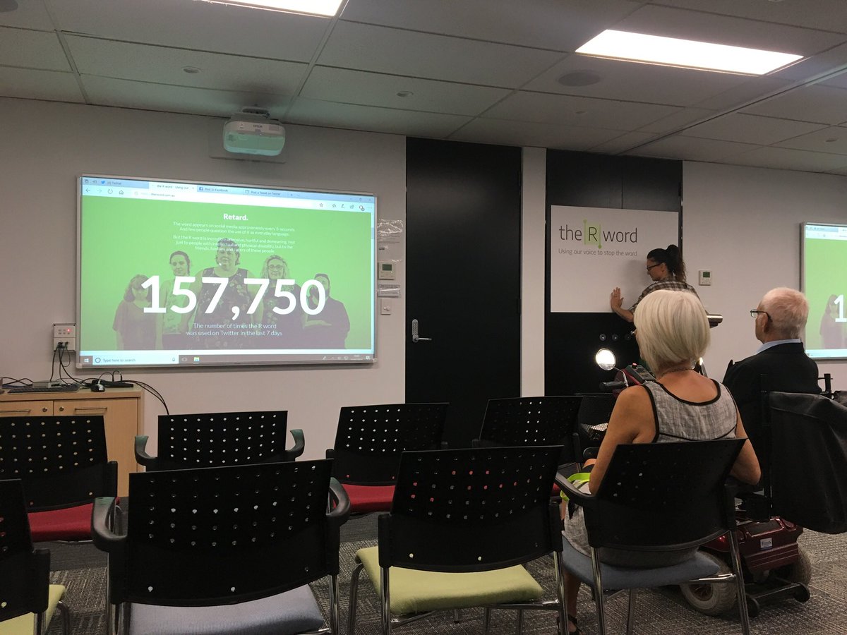 Setting up for the official launch, not long now. #theRword