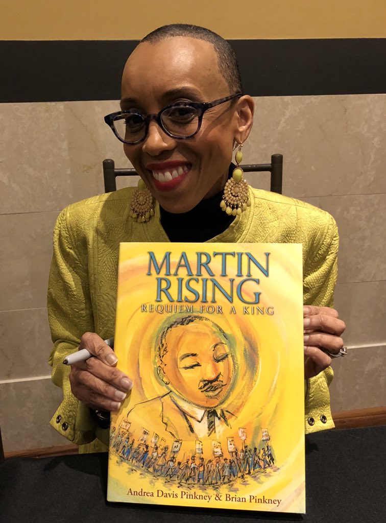 MTCESLibrary's tweet photo. Excited to share @AndreaDavisPink new book with @MtCarmelElem students @Scholastic https://t.co/i3PaW7nEzi