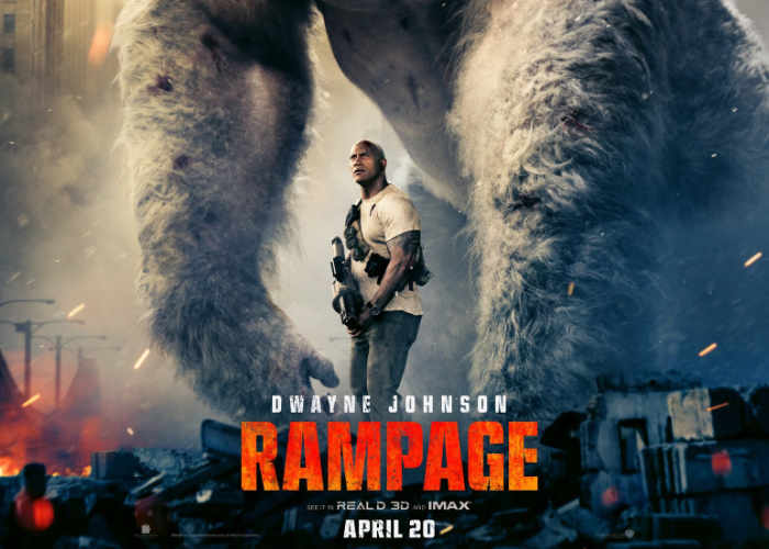 SkylarHodder's tweet photo. Holy shit! I did not know they are making a movie out of the old N64 game "Rampage", and the best part is @TheRock is starring it in. Easily my most anticipated movie of 2018. https://t.co/OU4Xc6ObrE