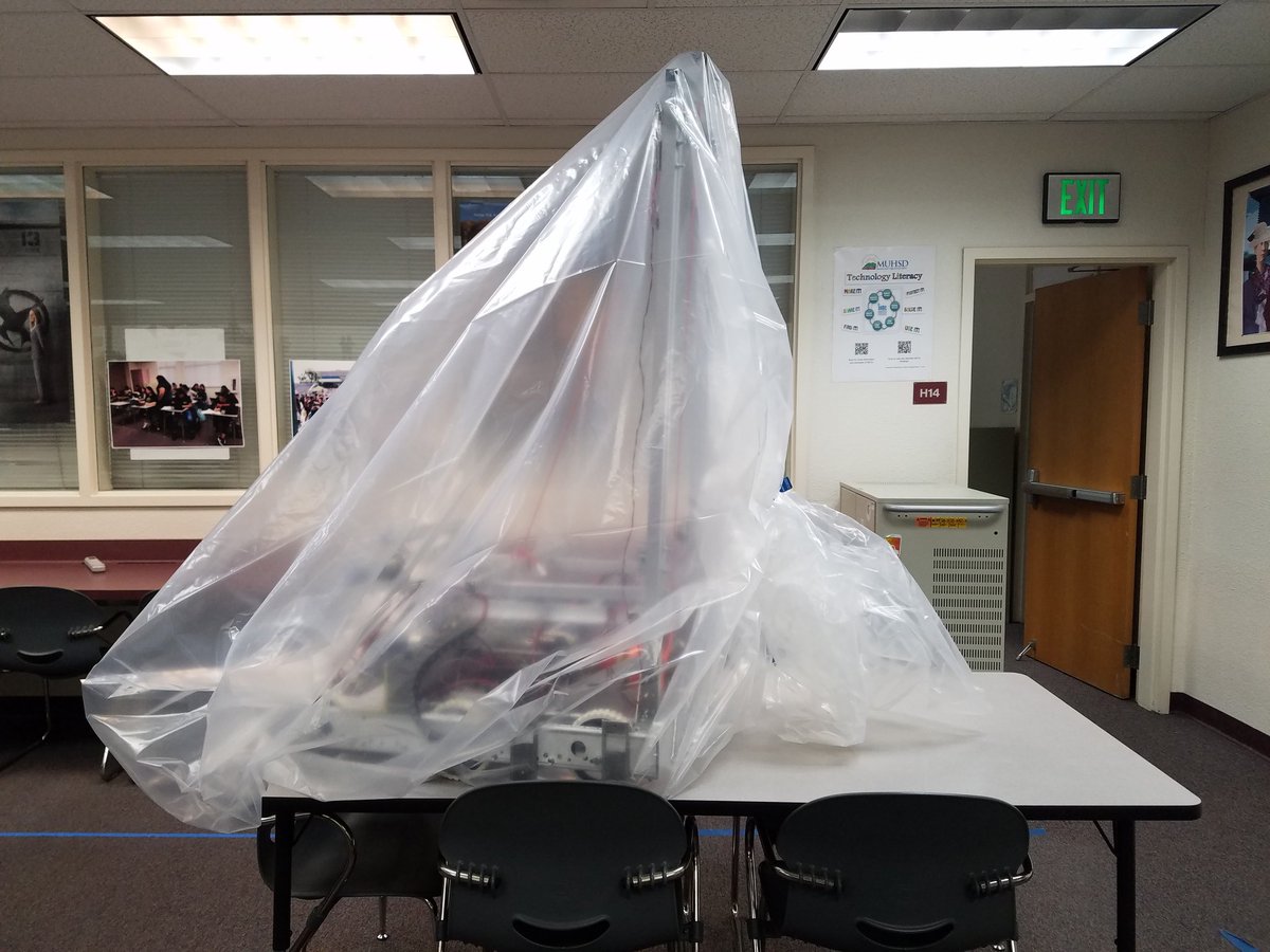 Bagged and tagged, hope zip ties and electrical tape hold till competition