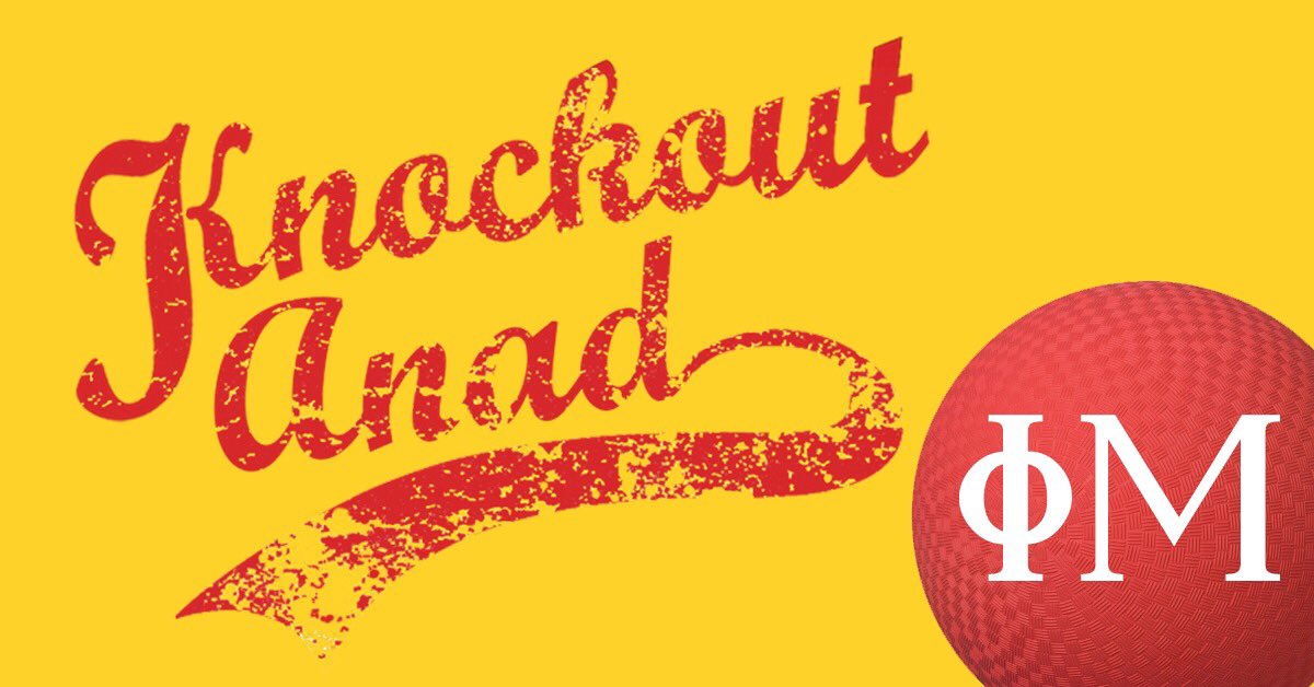 DPhiE_KSU's tweet photo. Hey @PhiMuKSU, are you ready for Knockout ANAD with DPhiE?!?! https://t.co/NaWJl21tvG