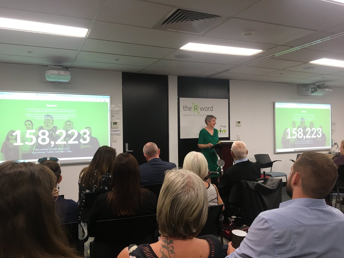 Avivo CEO Rosie Lawn introducing the #theRword campaign.