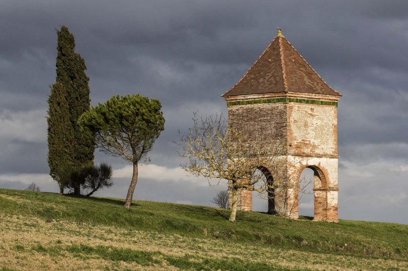 Dovecotes are ridiculously photogenic architecture. All of these are found in France.