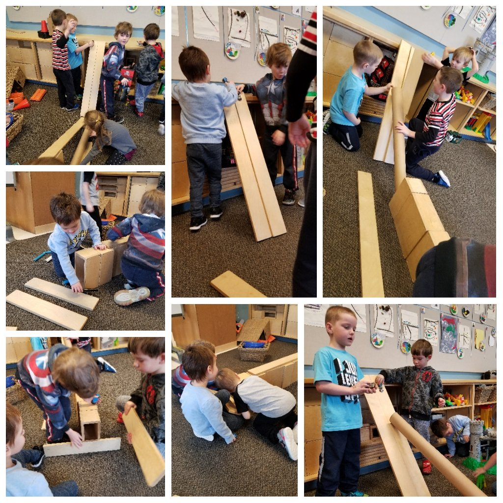 MrsBouwmeester's tweet image. Day 1: observations.  Students #experimented with different materials to create #ramps. Students posed questions, ideas and possible solutions to create effective ramps.  #authentic #learning in #kindergarten @Maxwell_Minis