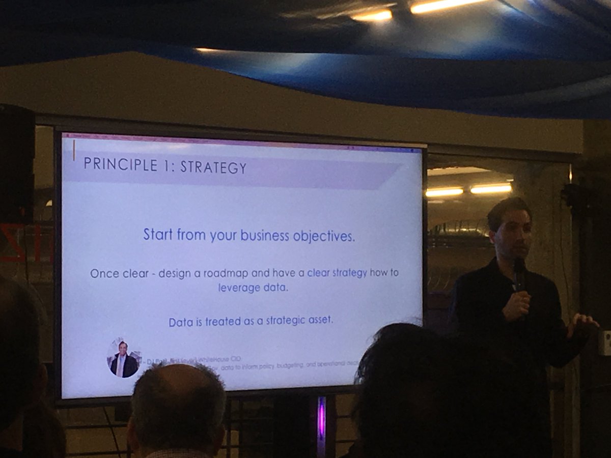 BuildwithWatson's tweet photo. #AI in Enterprise continues with @NirKaldero reviewing steps organizations need to take to develop a strategy for their business. #ibmindex https://t.co/D1NDPBaexw