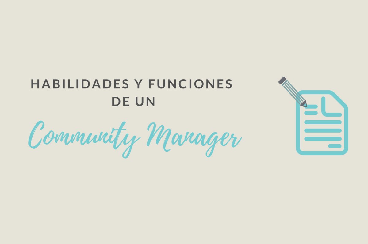 MarinaLopez91's tweet photo. Habilidades y funciones de un Coomunity Manager https://t.co/pQsf5wwQlw  vía @lidiamostajo https://t.co/pBemJBXph5