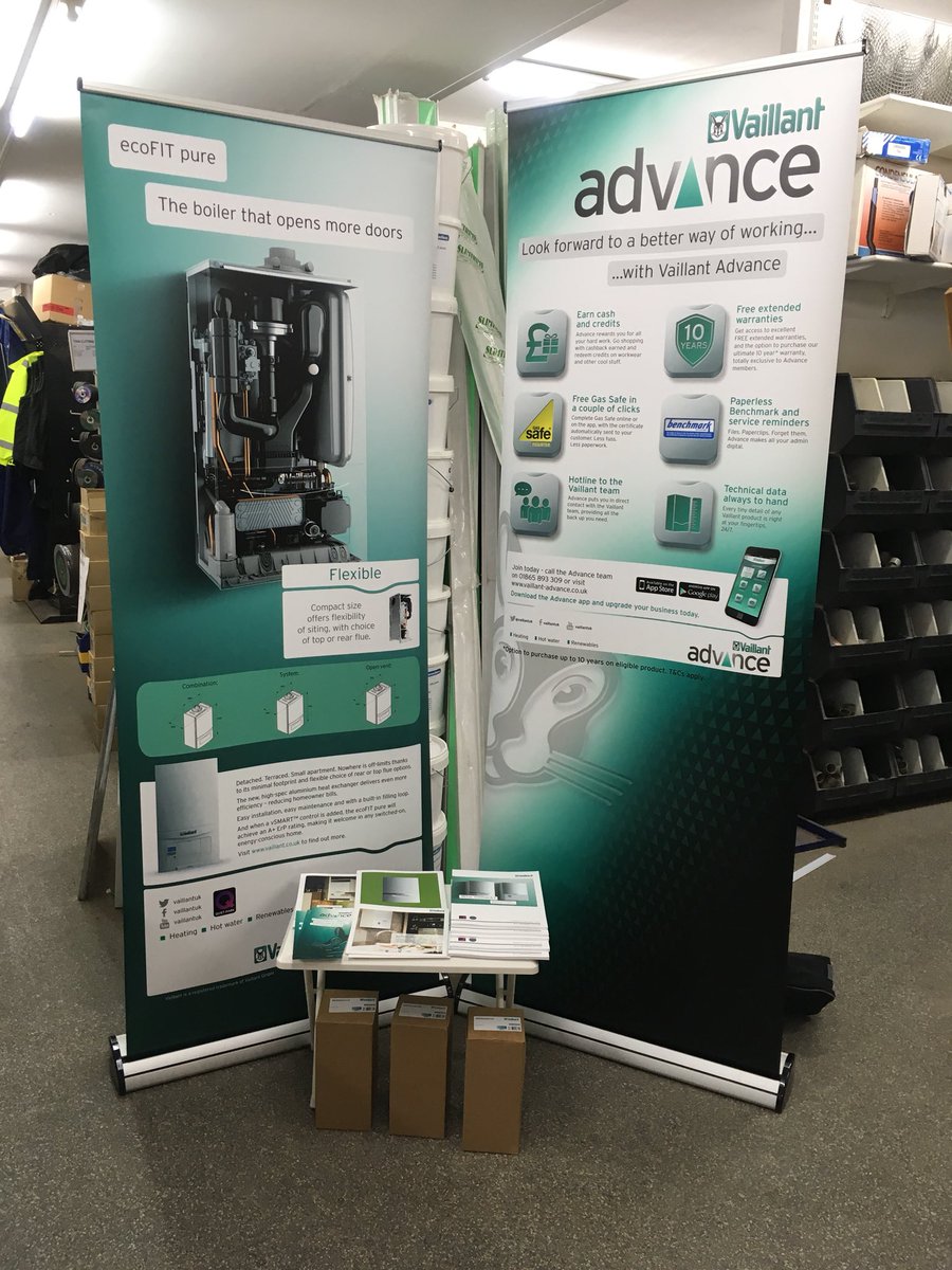 vaillantAndy's tweet photo. Ready to meet and greet the customers @Cambabestltd #tradeam #ecofitpure https://t.co/Ds7iaHRLSa