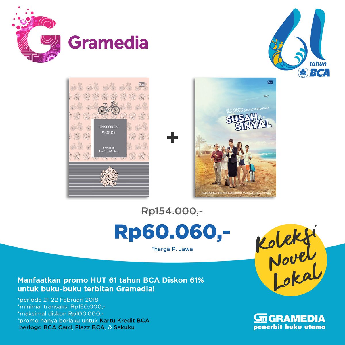 bukugpu's tweet photo. Buku-buku dari penulis dalam negeri juga jangan lupa diborong! #bukugpu #promo61 https://t.co/pSRXYsMLBL