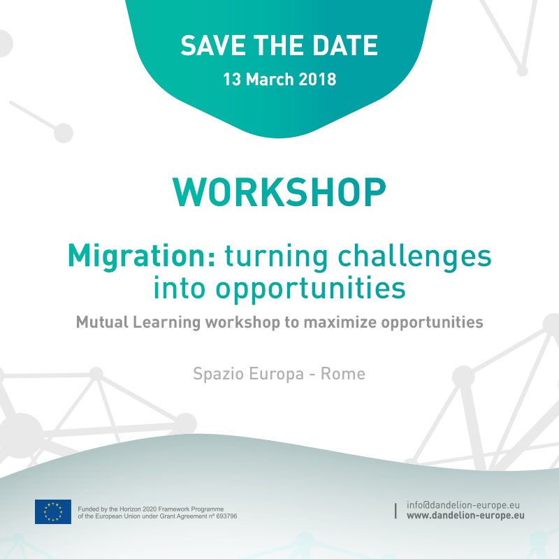 fvawebIN's tweet photo. International Day on Migration: turning challenges into opportunities, Rome, March 13, 2018

The initiative is promoted by the #Dandelion and #InterHealth Projects, funded by the #europeancommission https://t.co/ZX1ThSVMFL