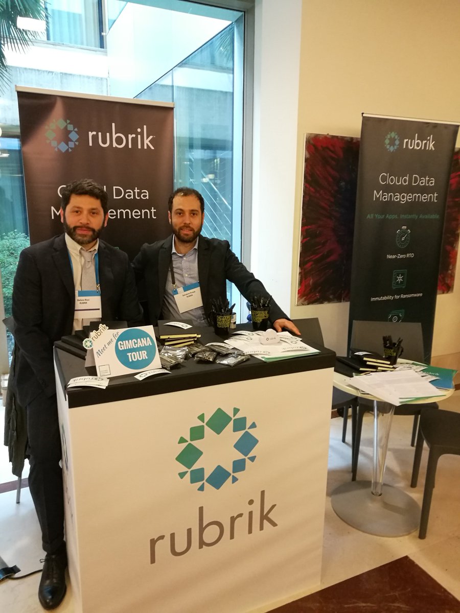 Oggi siamo all'Information Technology Forum 2018 a Milano per parlare di Innovazione e di Digital Transformation! #ITF2018 #informationtechnologyforum @rubrikInc