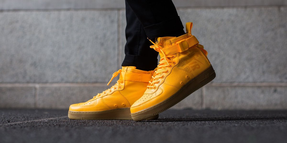 nike sf air force 1 mid laser orange