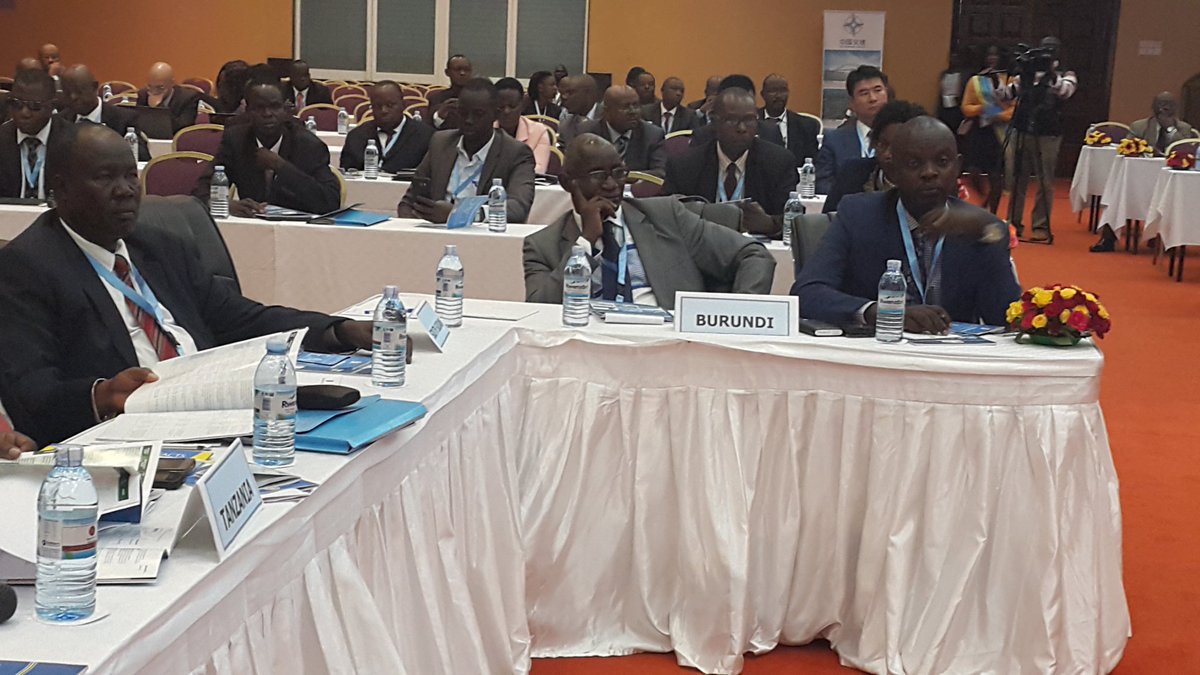 RwandainUganda's tweet photo. Hon. Minister @JamesMUSONI Heading Rwanda Delegation in #Round table meeting on #infrastructure of deepening and widening #Regional Integration through Infrastructure in #EAC Partner #States at Munyonyo Resort #Kampala #Uganda https://t.co/IUvMw8x9Mg