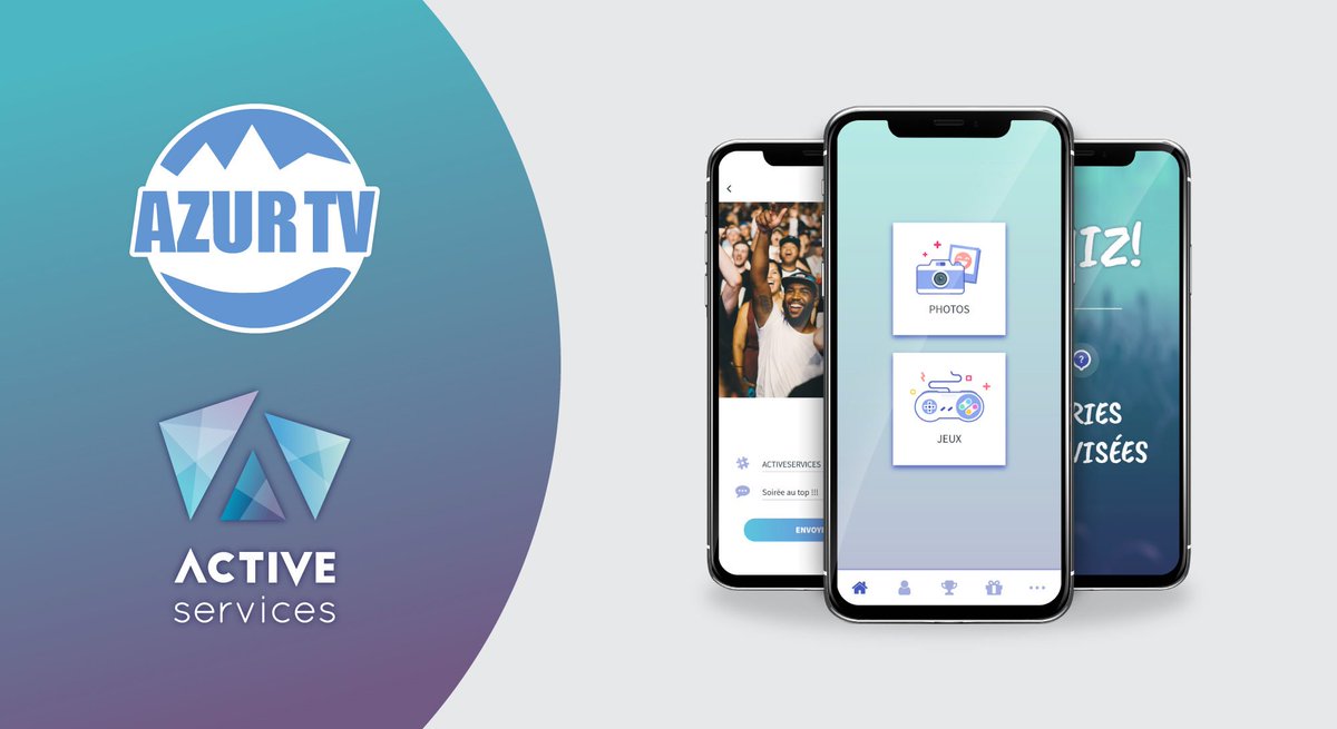ActiveServices_'s tweet photo. #ActiveServices sur @AzurTV_ ce jeudi 22 février à 21h15 ! Canal 31 de la TNT.
#startup #startup06 #FrenchTech #FranceBleuAzur #Innovation #SophiaAntipolis #Nice06 #Nice #ecoazur #AffichageDynamique #SocialMedia #Interactive
https://t.co/RFjJ0WgJoV https://t.co/Q1xAR1C0YB