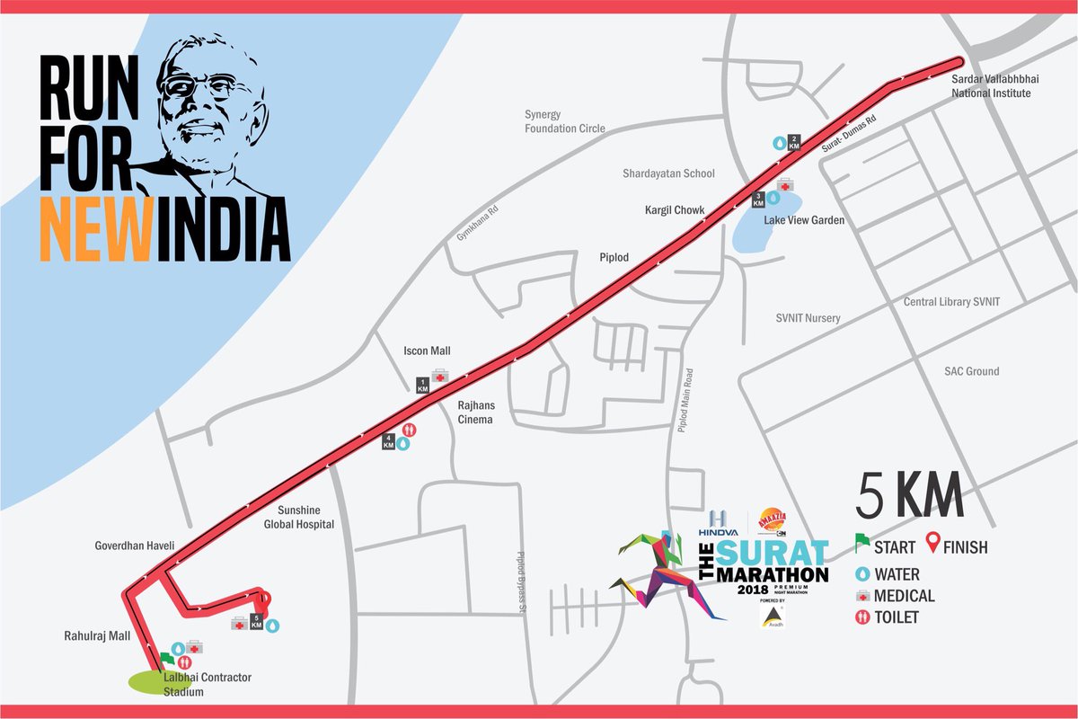 marathon_surat's tweet photo. Route Map
Register : https://t.co/6016pmDc6Z
#runfornewindia
#runfornewindia
#zerowastesurat
#tapisuratslifeline
#runnersfortapi
#puretapi
#runsurat
#runfortapi
#nightmarathon
#thesuratmarathon https://t.co/HH9IiEB23X