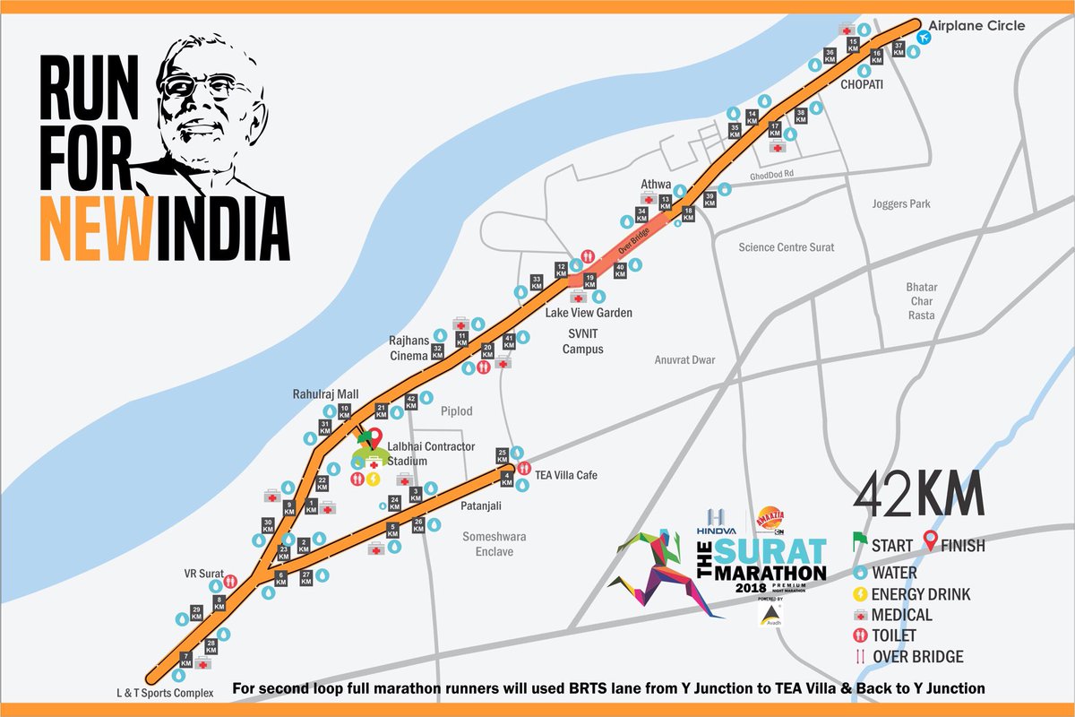 marathon_surat's tweet photo. Route Map
Register : https://t.co/6016pmDc6Z
#runfornewindia
#runfornewindia
#zerowastesurat
#tapisuratslifeline
#runnersfortapi
#puretapi
#runsurat
#runfortapi
#nightmarathon
#thesuratmarathon https://t.co/HH9IiEB23X