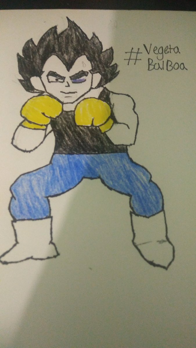 AceDynamite04's tweet photo. I tried to take some of lil mac style @MasakoX #VegetaBalboa https://t.co/vjV91qKhuX