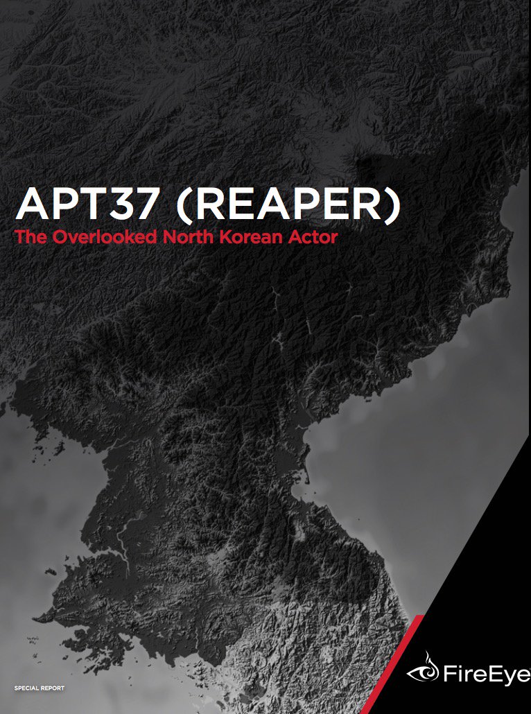 AllAboutAPT's tweet photo. Newest report from @FireEye uncovers their latest #APT group #APT37 (formerly TEMP.Reaper) (aka #LabyrinthChollima)

Blog https://t.co/3jKdDHJsUw
Report https://t.co/r2bPEjJnj3 https://t.co/FKVoGWxj0e