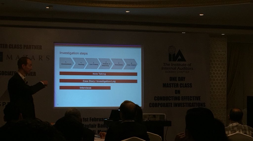 IIABombay's tweet photo. The master Neil Fletcher speaks about Fraud Investigation Services!
#IAOFFUTURE https://t.co/EoGs0DOEmG