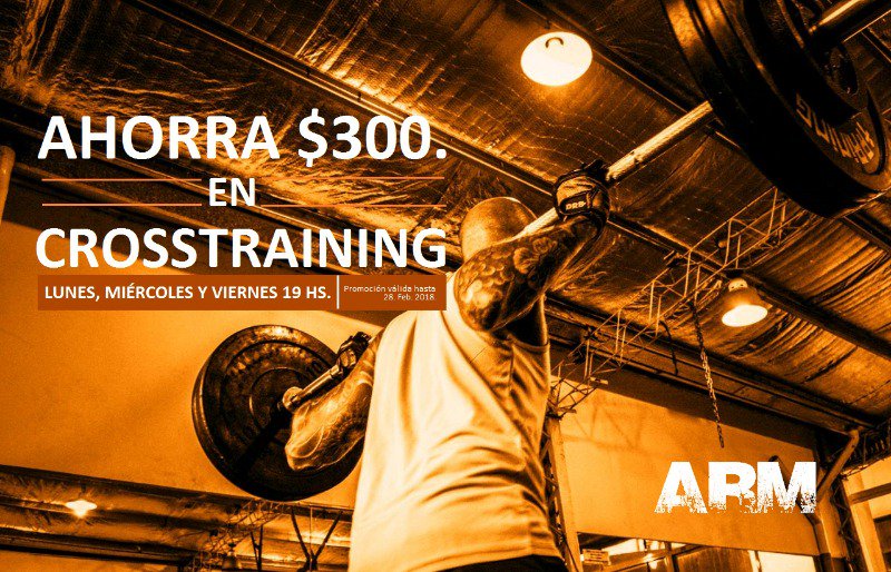 diegoarmanasco's tweet photo. Los miembros de Crosstraining dan el 100% a todo lo que hacen, sumate a este equipo! Inscribite en febrero y ahorra $300.- en la matrícula de inscripción. Promoción válida hasta 28. Feb. 2018. https://t.co/Fo1w9yKJs1