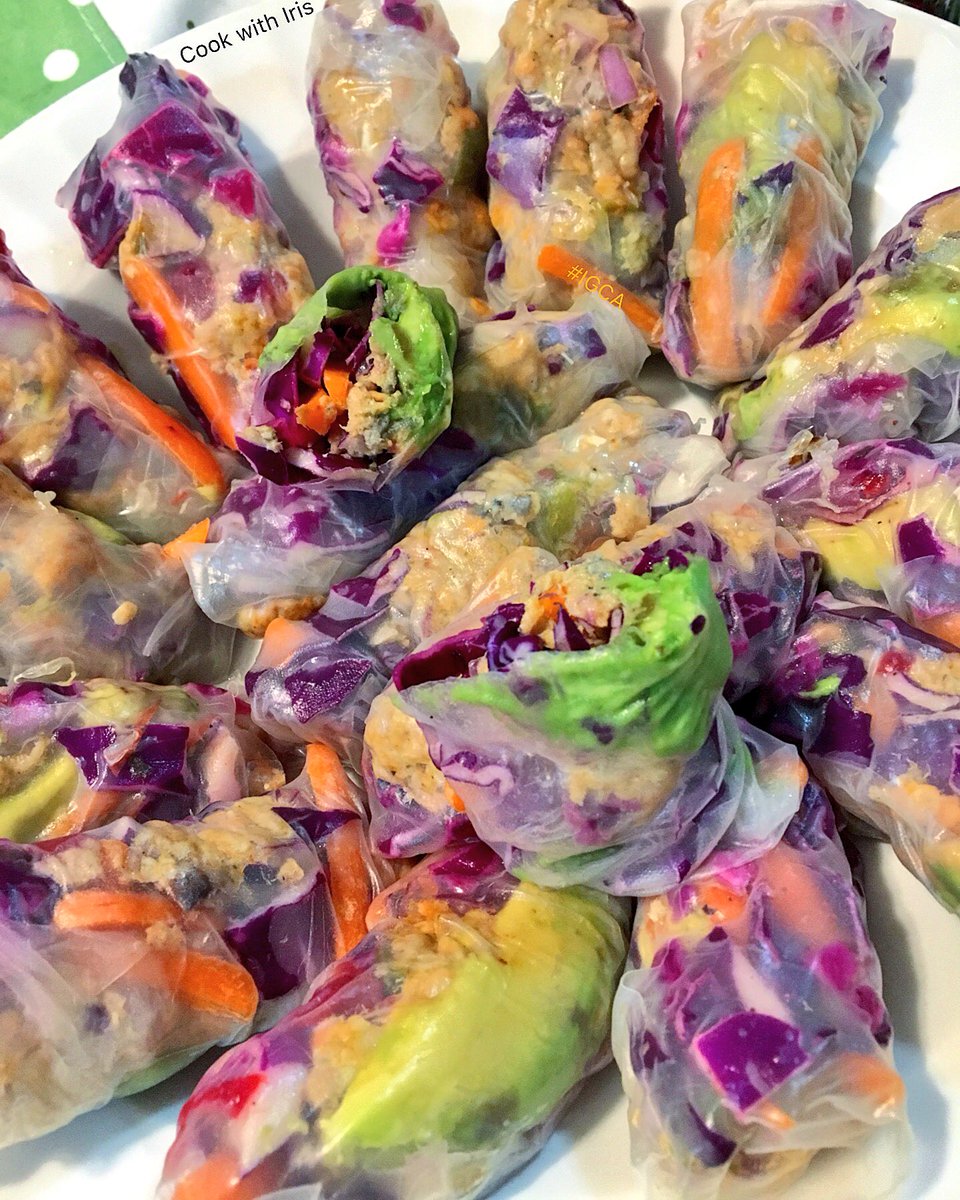 arcogris's tweet photo. Pink salmon veggie #springrolls #chef #organic #food #glutenfree #lifestyle @arcogris #cookwithiris #foodlover #tasty #lifestyle #recipe #foodblogger #homemade #healthyrecipes #nutrition #foodjournal #huffposttaste @TestKitchen #fresh #tastyfood #nutrition @TwitterBoston https://t.co/2bS5HcAdEV