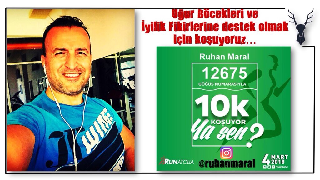 ruhanmaral's tweet image. Eylemlerimiz başkaları için iyi sonuçlar doğursun diye! Her zaman bir yolu var, bazen konuşmak, bazen de koşmak bir çözüm getirir hayatlara🏃‍♂️ İyilik fikirlerine destek için sesimizi oradan duyuracağız. #uğurböcekleriderneği #koşanadam #runanatolia #10k