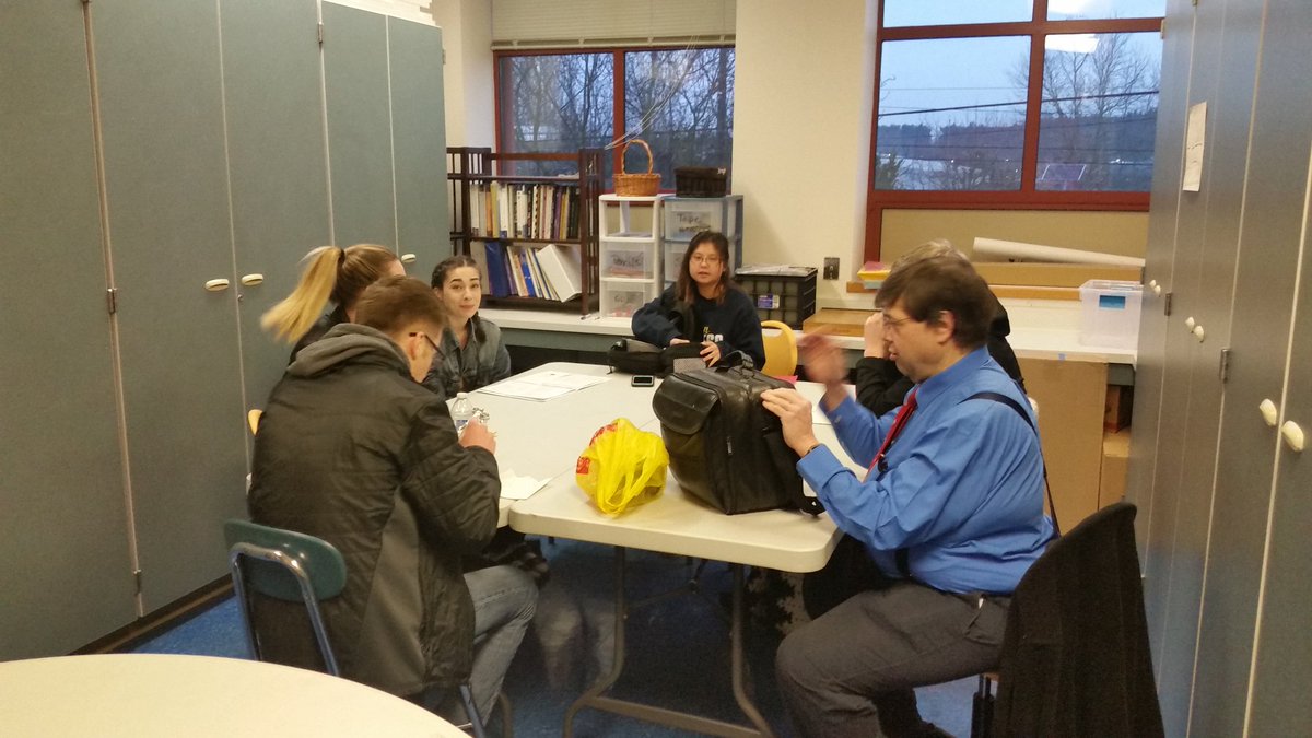 FifeFBLA's tweet photo. No school today as it was a staff development day; however, the Parli Pro team was here at 7am for practice! #TOGETHERwearefife #wafbla #cte https://t.co/Psa4fcf6YT