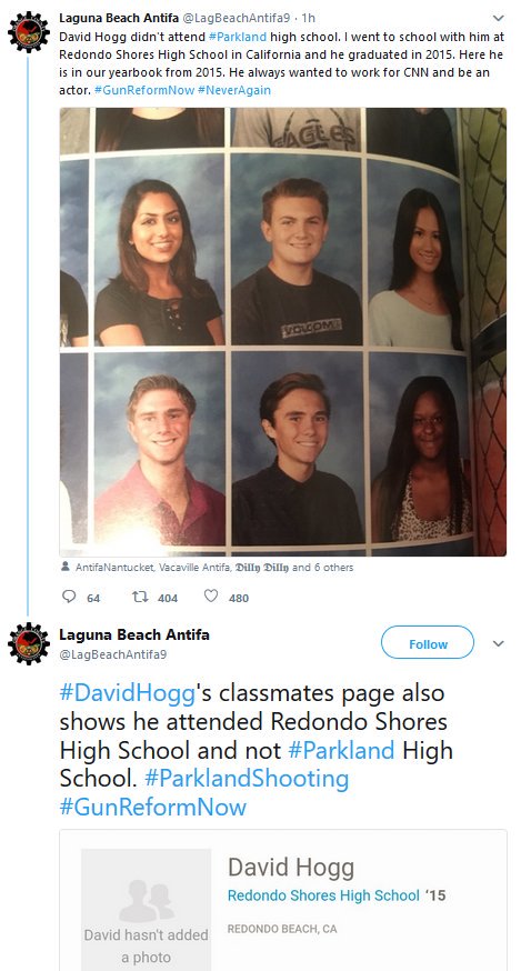 CryptoStBulls's tweet photo. @CNBC CNN LIES! David Hogg is an actor to push gun control https://t.co/2OvnX3e8Od https://t.co/GypE4vsUPf